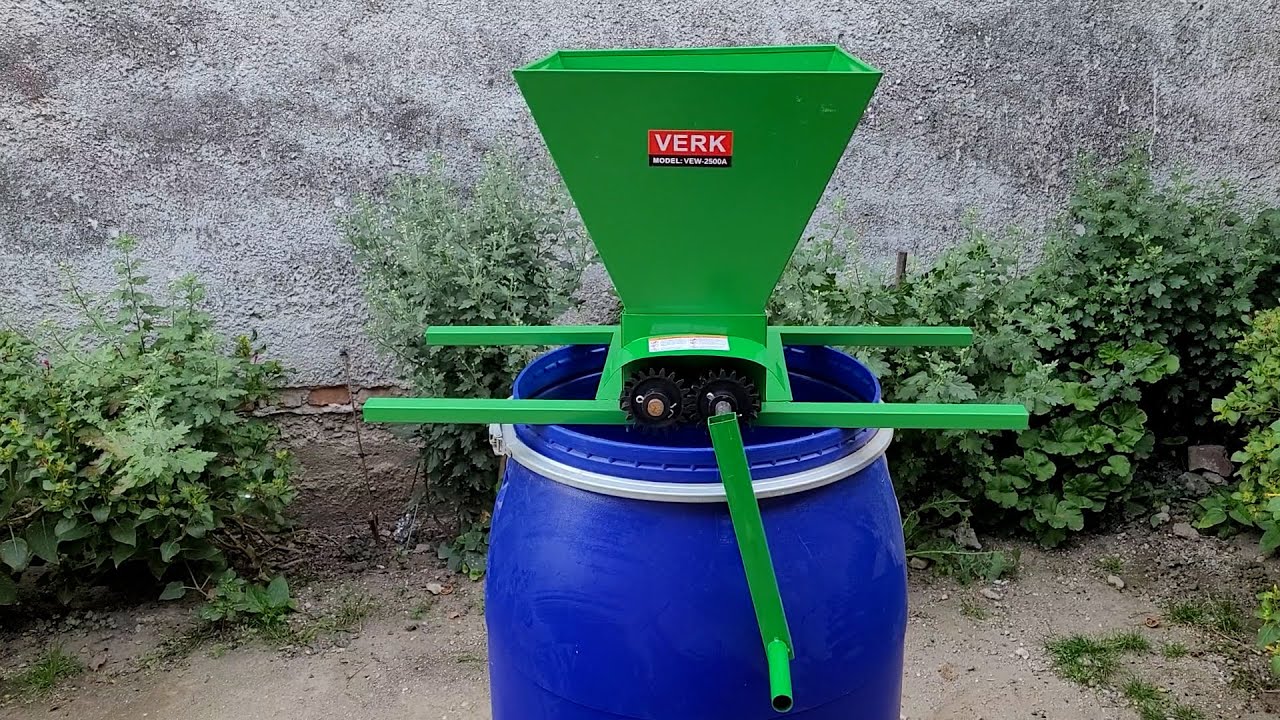 Zdrobitor manual de struguri Cezo / Verk VMW-1000B / VEW-2500A 25L (Unboxing/Montaj/Prezentare)