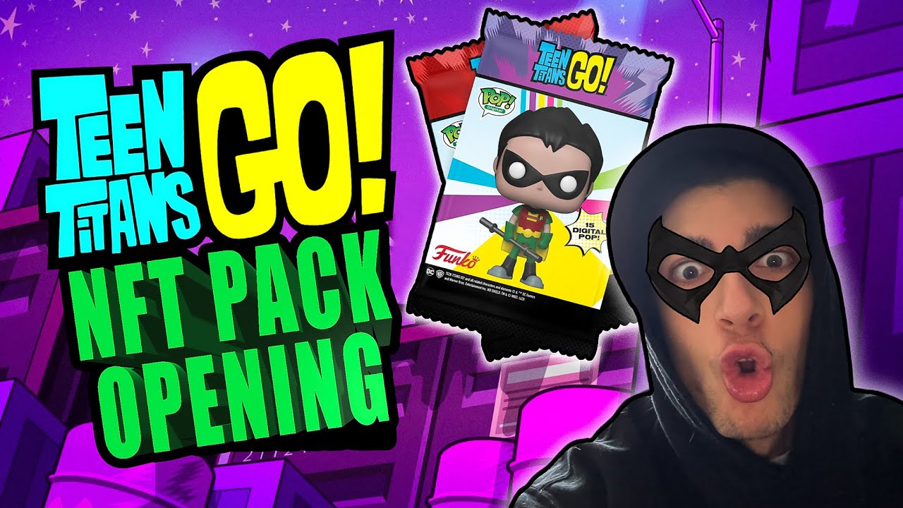 Teen Titans Go x Funko Pop NFT Pack Unboxing!