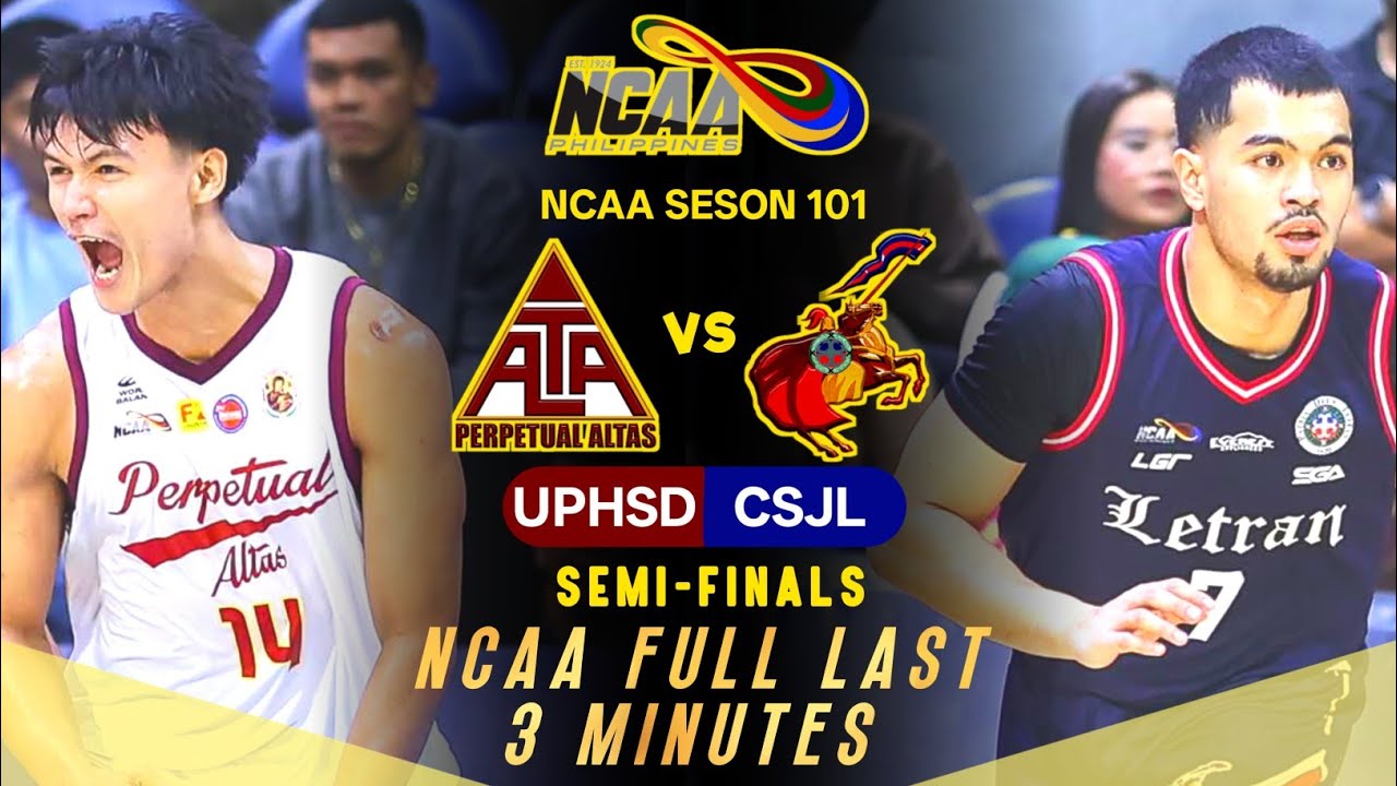 NCAA LAST 3 MINUTES SEMI-FINALS GAME 2: PERPETUAL VS LETRAN | DECEMBER 5, 2025