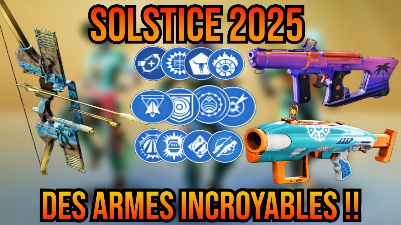 DESTINY 2 - LES ARMES DU SOLCISTE SONT INCROYABLES ! NE LES RATEZ PAS !