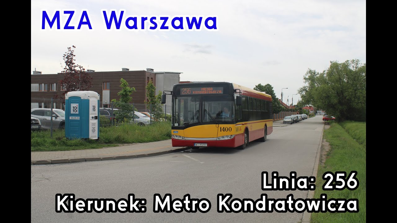 [🇵🇱PL] TIMELAPSE: MZA Warszawa - Linia: [🚍256]