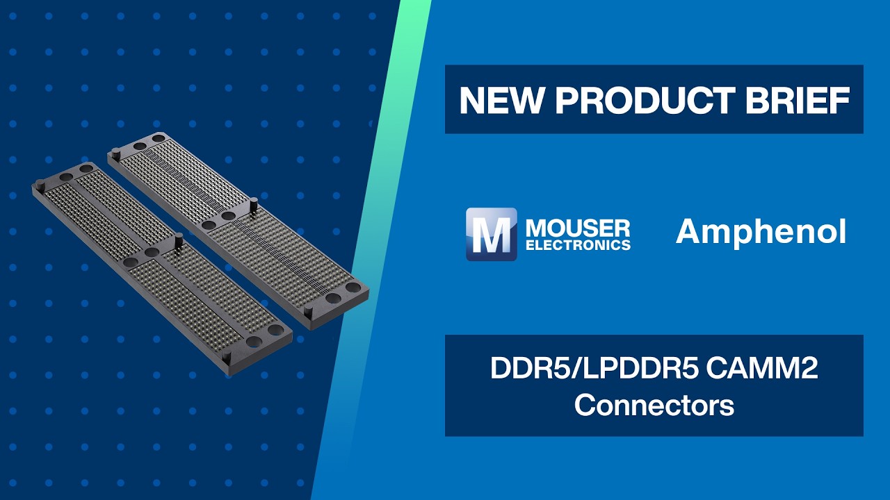 Разъемы Amphenol FCI DDR5/LPDDR5 CAMM2 | Краткое описание нового продукта