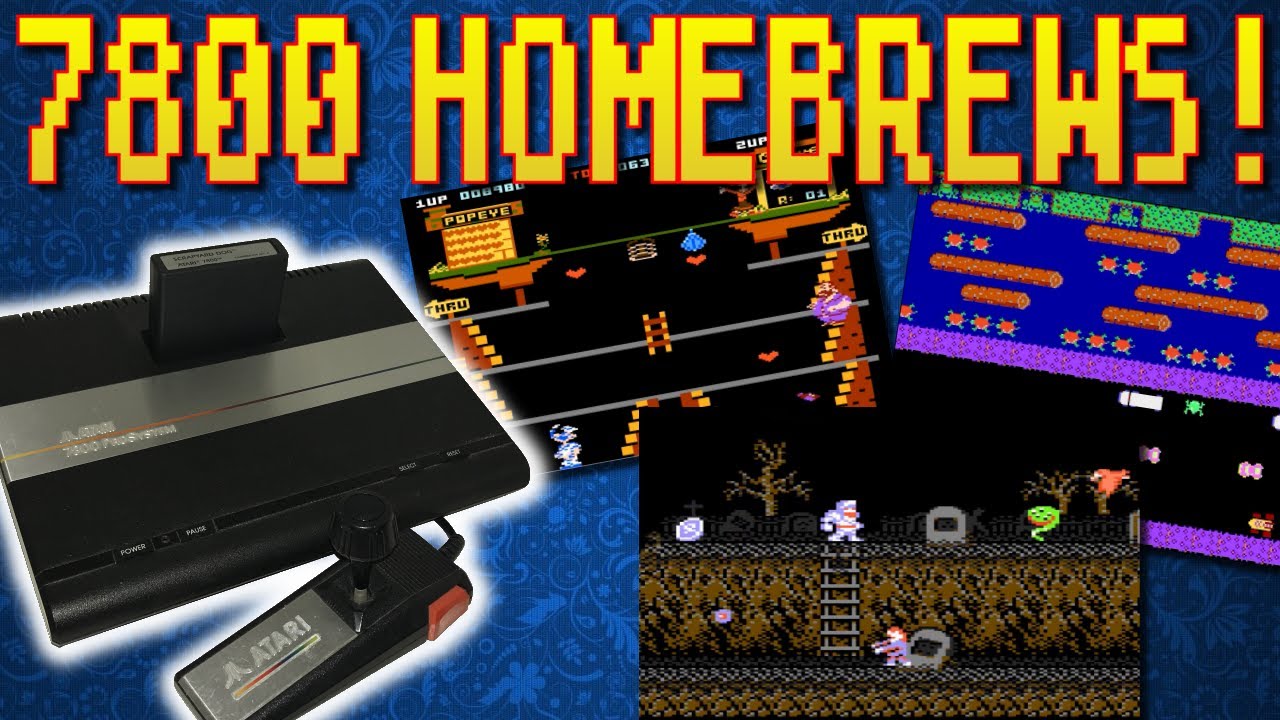 23 MUST-SEE NEW! 7800 Homebrew Games!