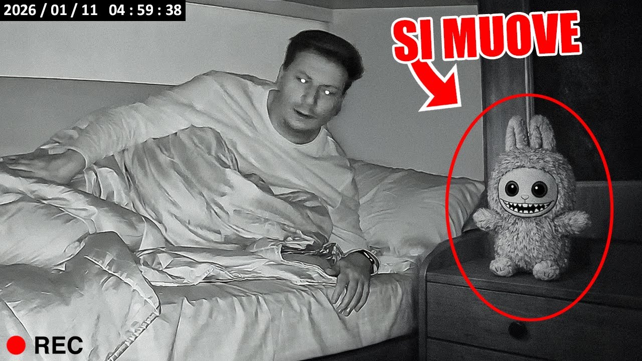 RIPRENDO IL LABUBU MUOVERSI MENTRE DORMO *NO CLICKBAIT*