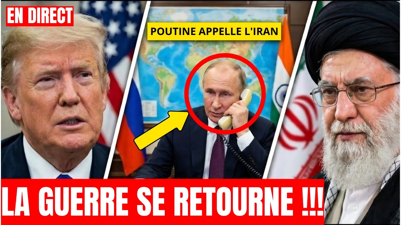 Trump se résigne à CAPITULER — L'APPEL de Poutine à l'Iran a TOUT CHANGÉ
