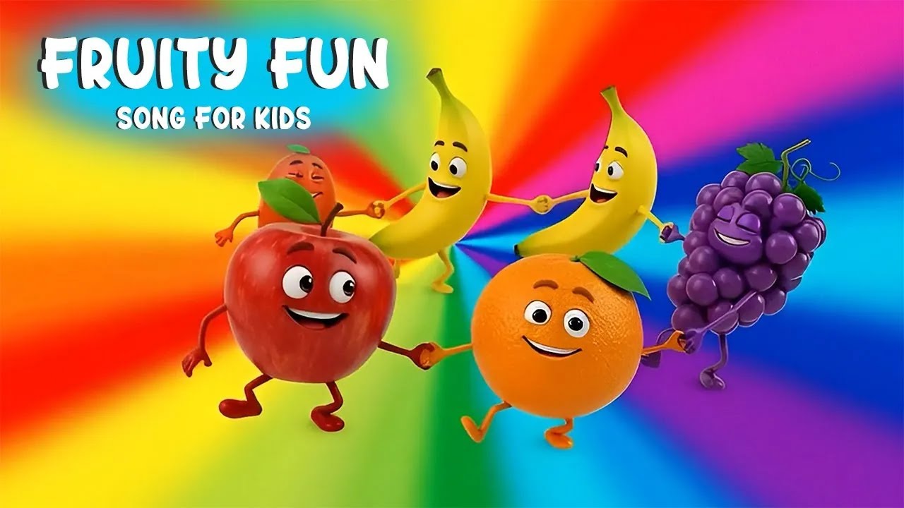 Fruity Fun Song for Kids 🍎🍌 | Детская песня про фрукты | Learn Fruits Song