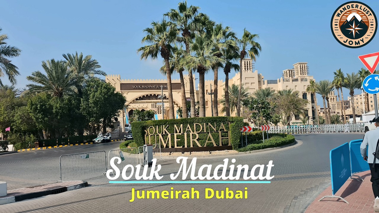 Souk Madinat Jumeirah Dubai | Traditional Arabian Market in Modern Dubai | 4K