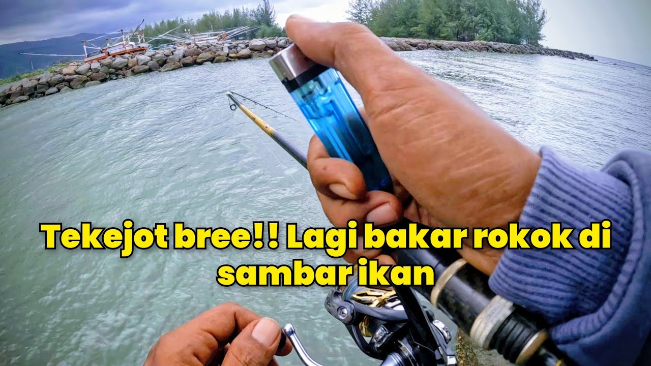 Mancing di muara pakai umpan udang hidup memang mantap | Ultralight fishing Tackle