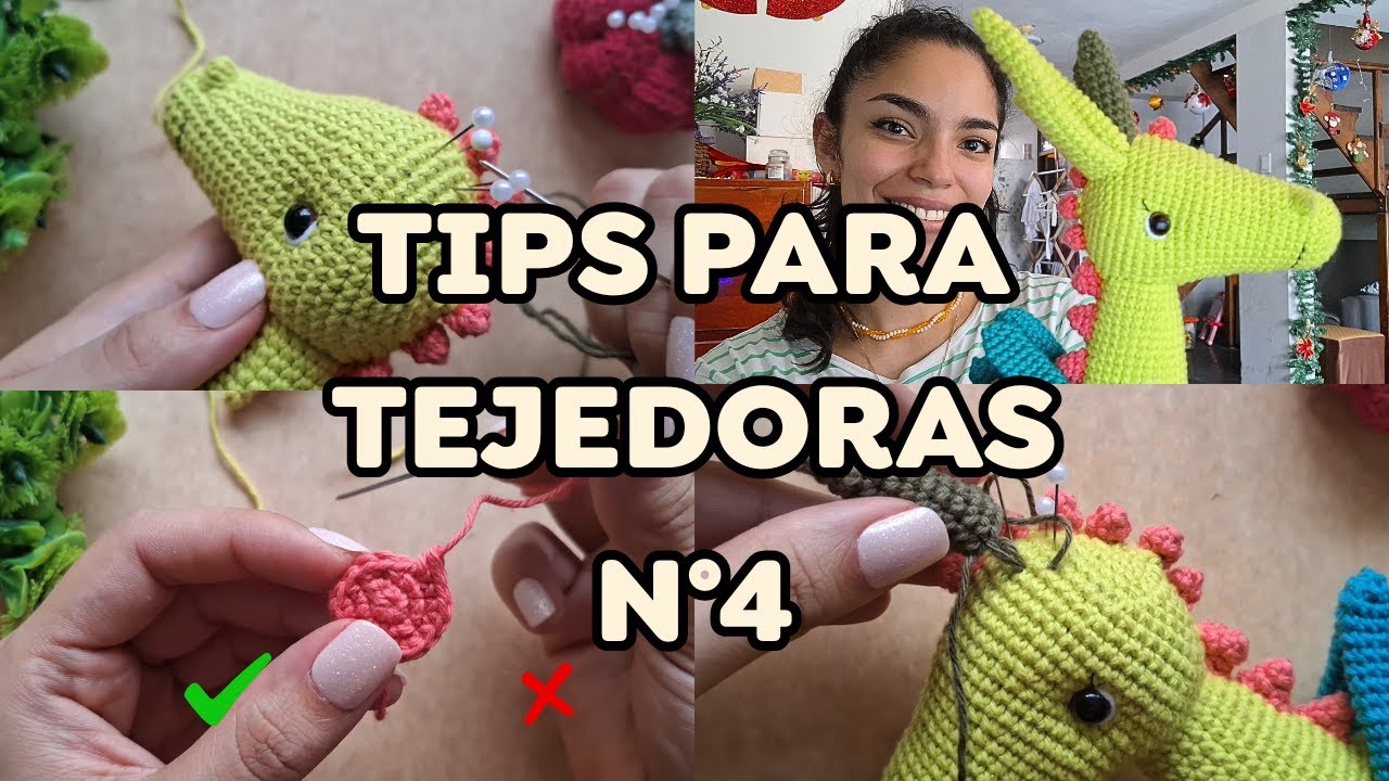 Esta es la forma correcta de hacer las costuras de tus amigurumis.