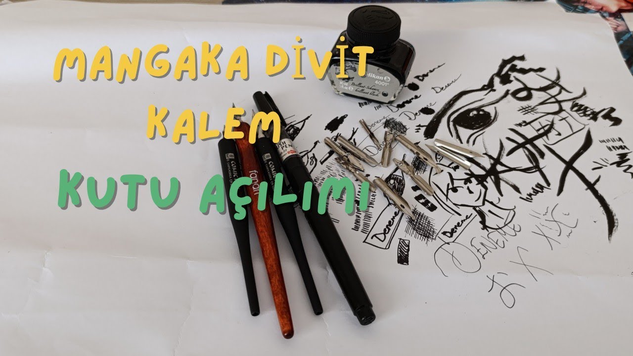 Mangaka, Divit Kalem Kutu A&ccedil;ılımı | &Ccedil;izim - Art
