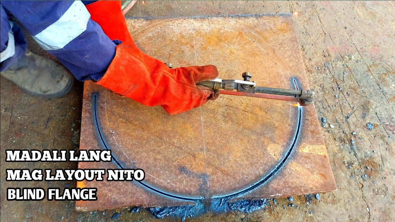 Paano mag layout ng FLANGE or BLIND FLANGE|@bhamzkievlog5624
