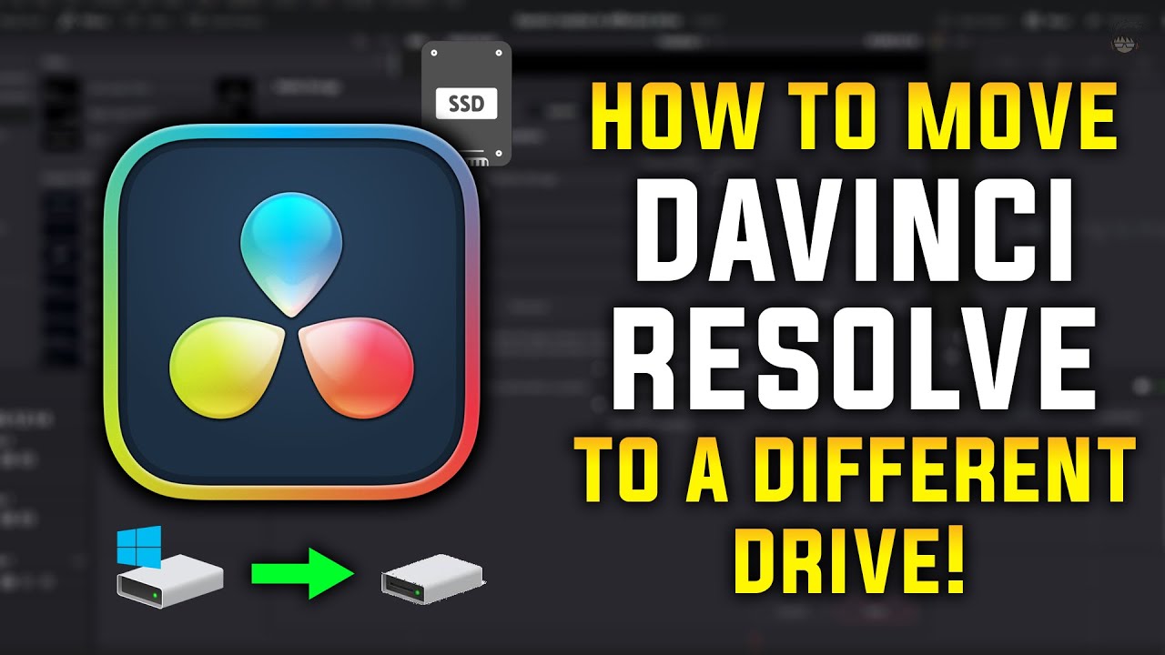 Как перенести Davinci Resolve на другой диск! | Экономия места | Повышение производительности