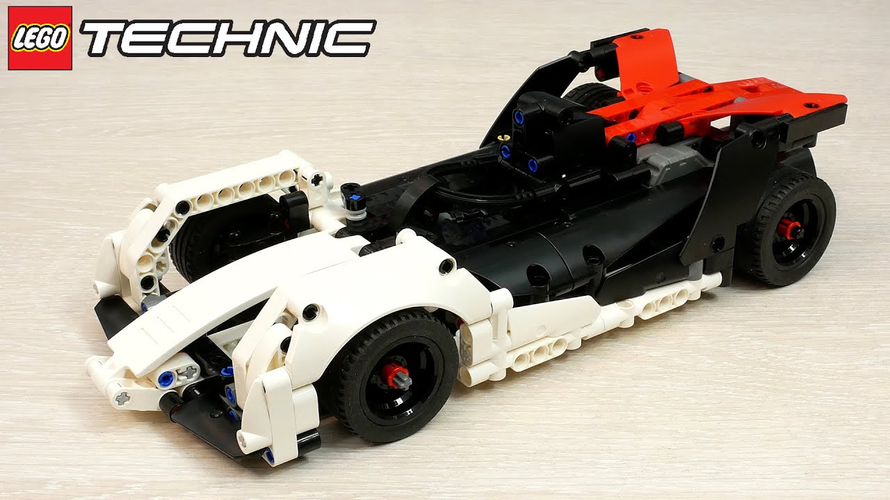 Porsche 99X Electric Formula E: ЛЕГО Техник набор с pull-back моторами, обзор новинки 2022
