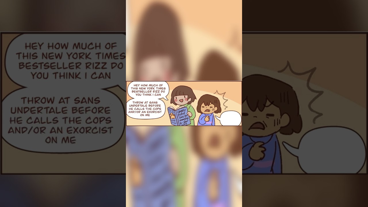Chara Rizzes up Sans #undertale