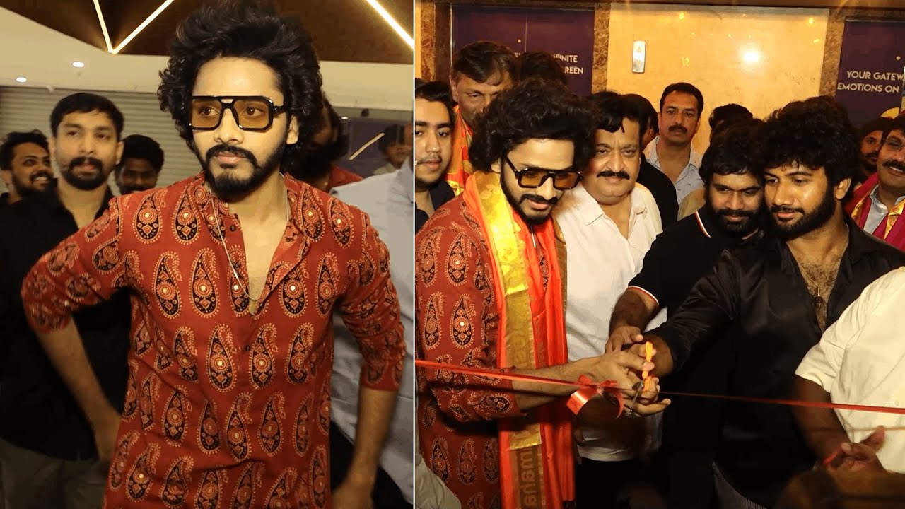 Hanuman Teja Sajja and Prashanth Varma Launched Asian Vaishnavi Multiplex In RC Puram Patancheru