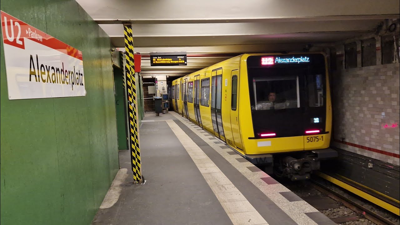 U-Bahn Berlin | Mitfahrt in der U2 von Ruhleben bis Alexanderplatz im IK18 1056-3