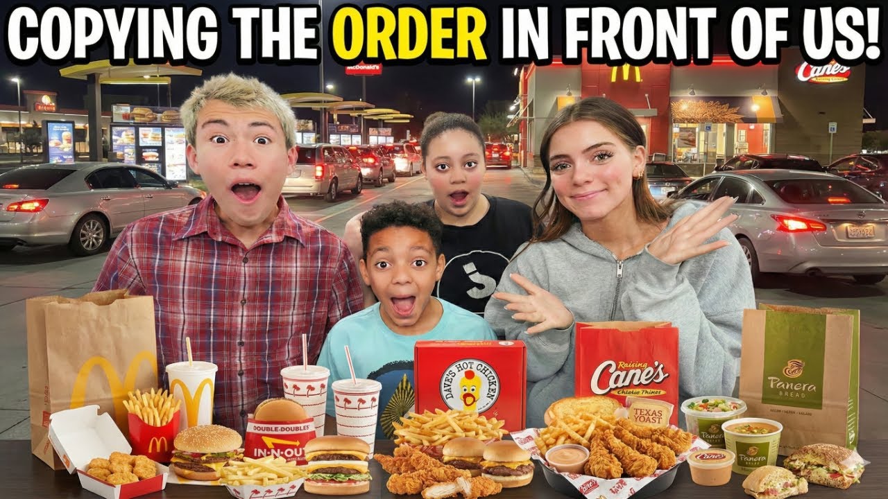 Ordering What The Person In Front Of Us Ordered! (Regret!)