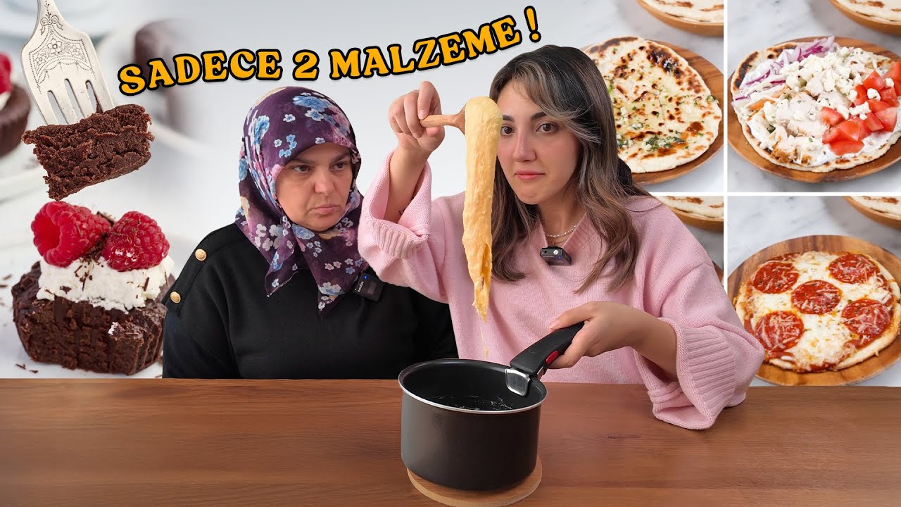 Sadece 2 Malzemeyle Yapılan Tarifleri Denedik