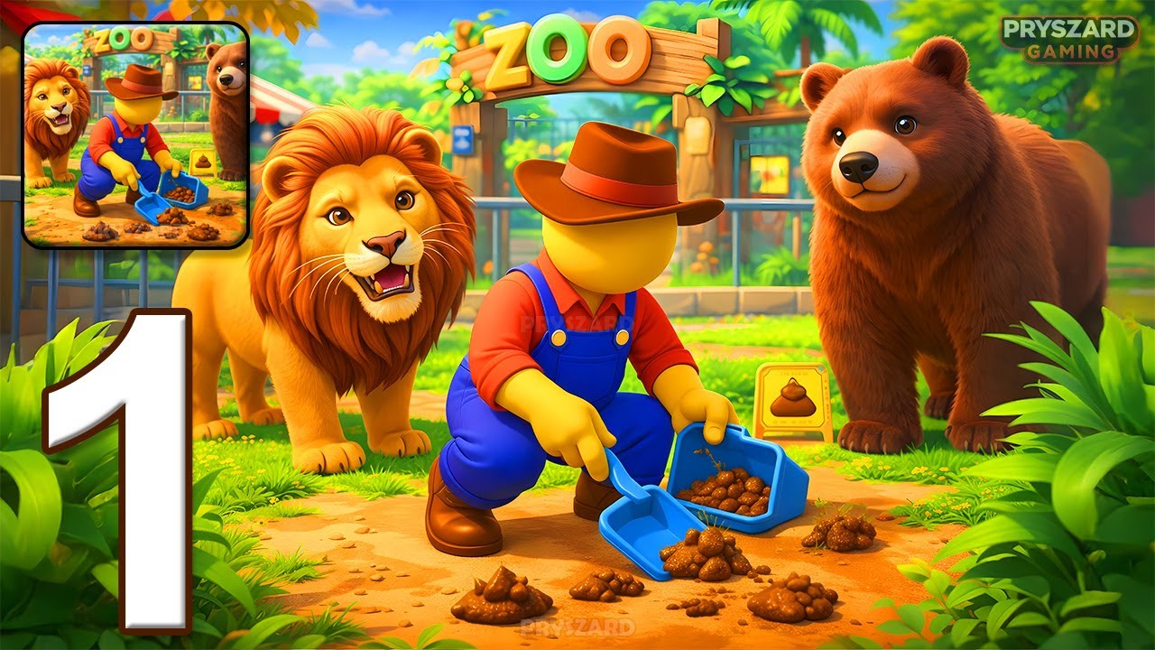 My Dream Zoo - Gameplay Walkthrough Part 1 - Build A Zoo From Scratch (iOS, Android)