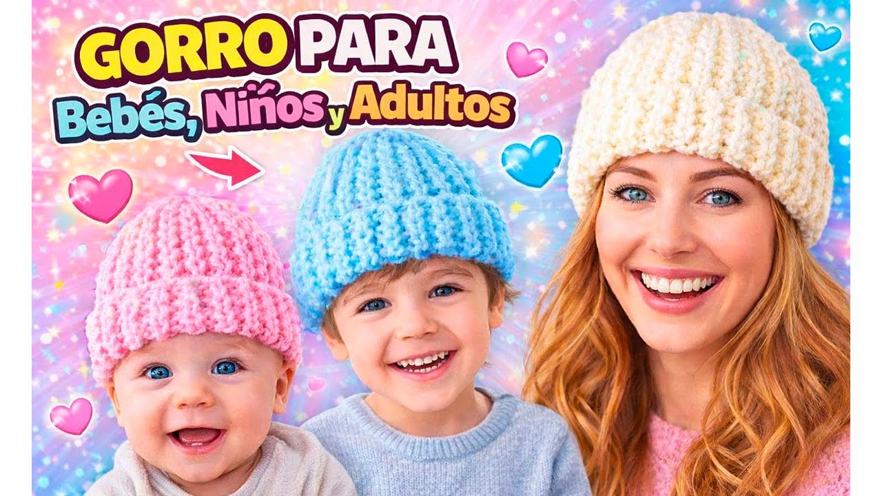 🌈Que Belleza de Tejido! 😯 No pasa de moda | GORRO A CROCHET tutorial paso a paso