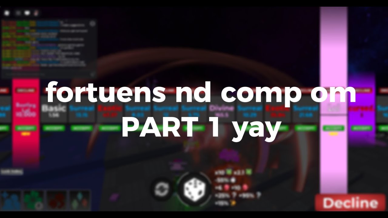 a compilation of EVERY cotv ive rolled so far recorded.. | Fortune's End