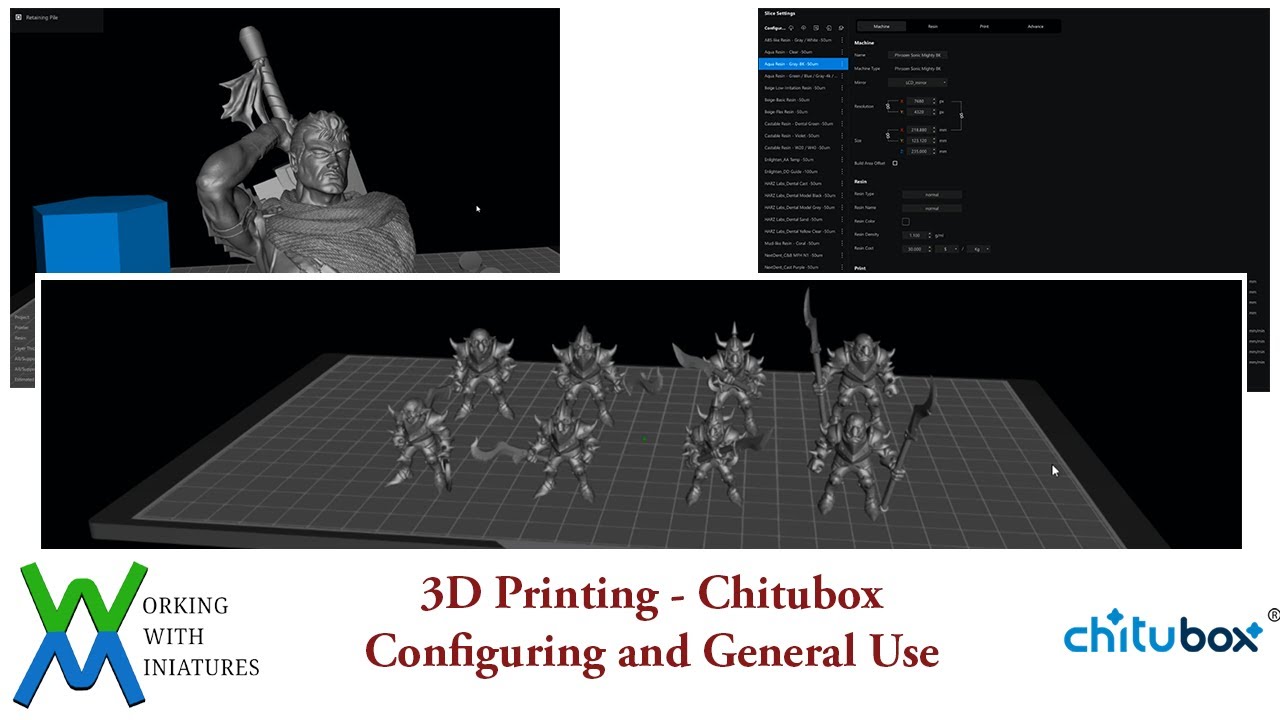 3D-печать - Chitubox - Установка, настройка и общее использование #chitubox #3dprinting