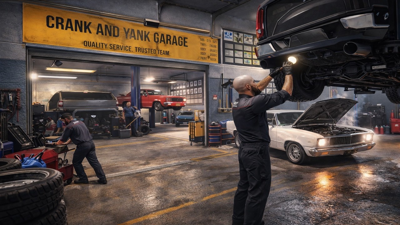 ME AND THE BOYS OPEN UP A GARAGE! AND THINGS GET CRAZY! - CAR SERVICE TOGETHER