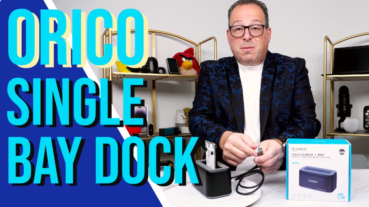 ORICO single bay dock (6819C3), a fast and reliable solution for storing and transferring data.