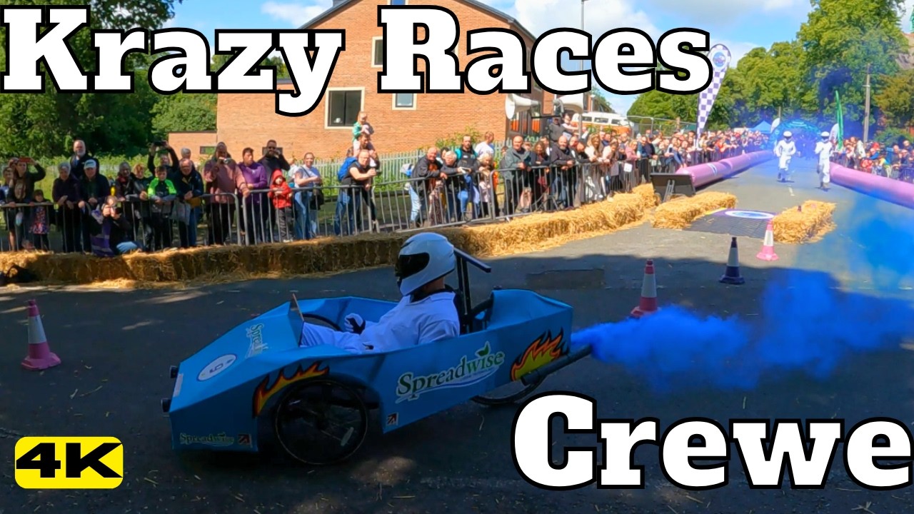 CREWE KRAZY RACES ENGLAND UNITED KINGDOM 2025 UK 4K