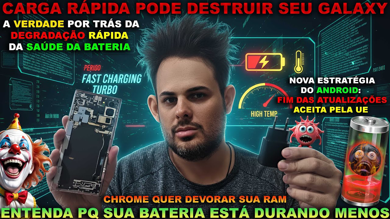 PAPO TECH #201🪫🔥O VÍCIO OCULTO das BATERIAS Íon-Lítio & O Segredo P/ Manter a Vida Útil♻️🔋#s26ultra