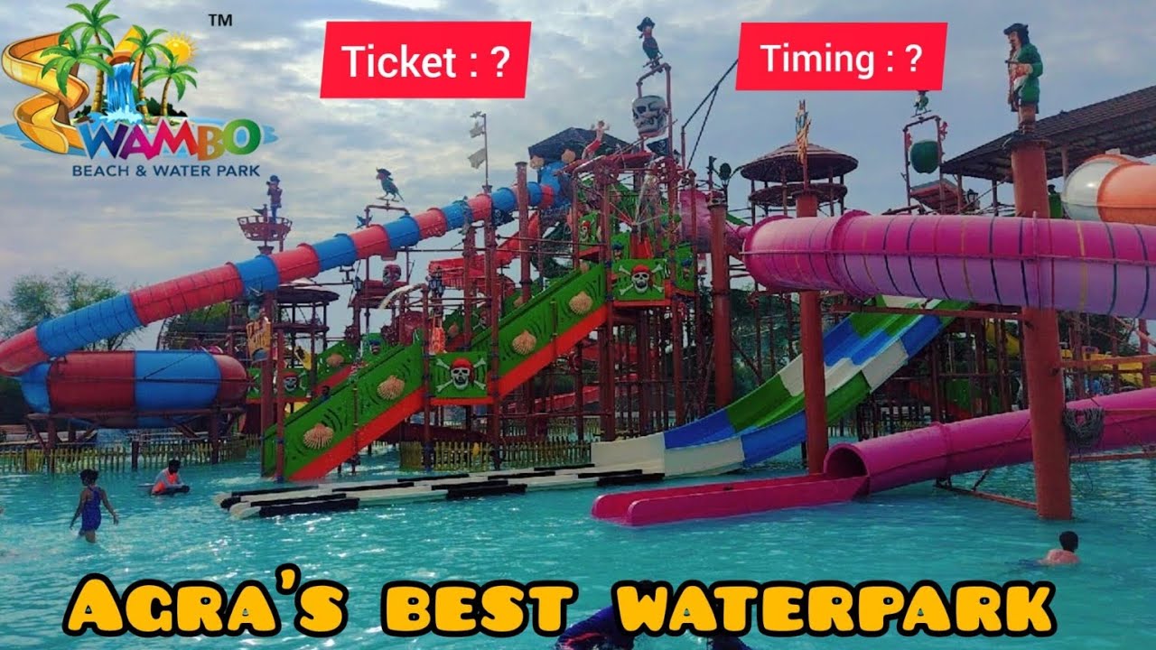WAMBO BEACH AND WATERPARK 🌊 ll One of the Agra's best waterpark ll With fun and thrilling waterslide