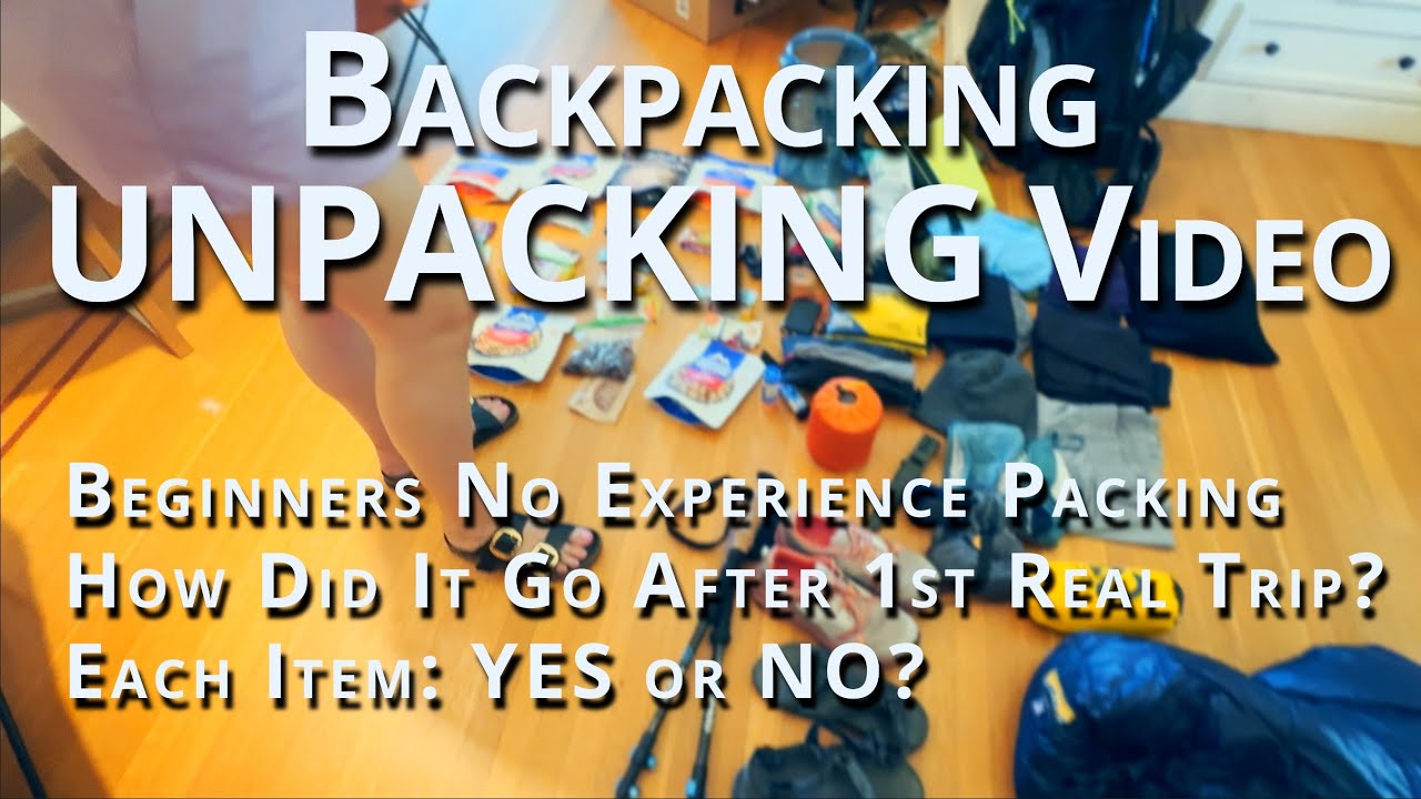 Beginner Backpacking Gear Unpacking.  How Did It Hold Up?  Lots of Theory Put To Test.