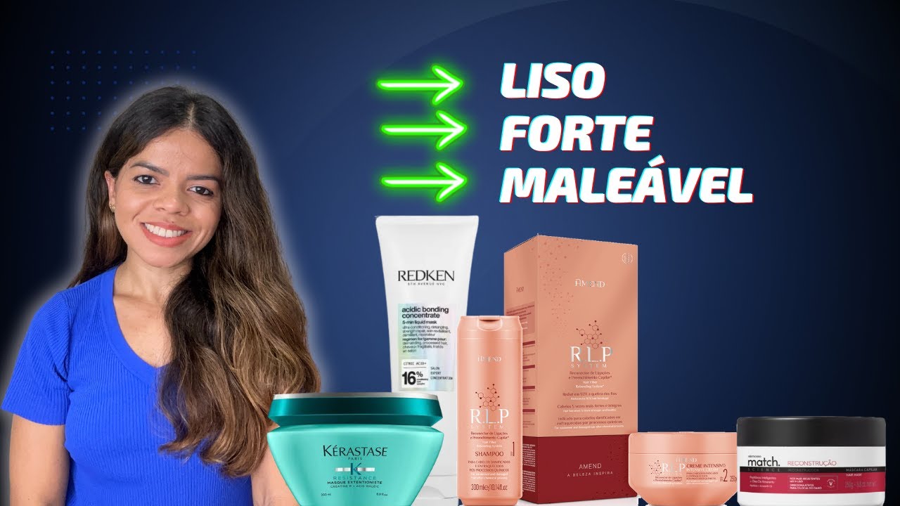 TOP 10 MELHORES RECONSTRUÇÕES PARA CABELOS COM PROGRESSIVAS