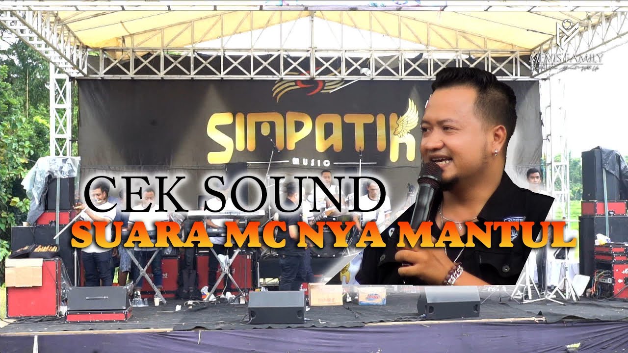CEK SOUND | DENDAM KEBENCIAN | SIMPATIK MUSIK #liveaudio