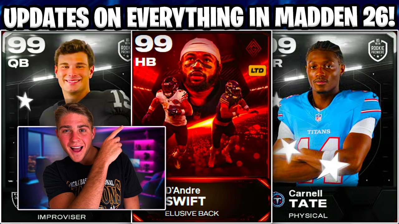 UPDATES ON EVERYTHING IN MADDEN 26! LINEUP GLITCH, ROOKIE PREMIERS, GAUNTLET + MORE!