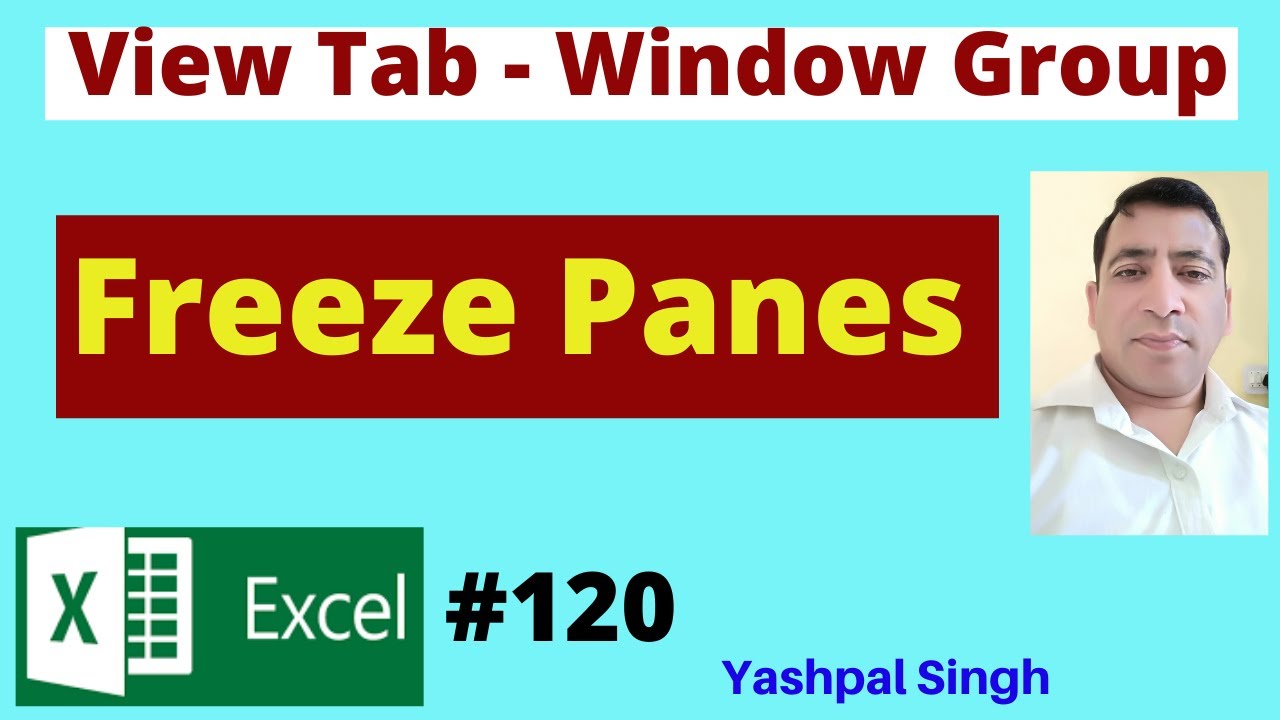 Freeze Panes in Window Group ( View Tab) in excel |Complete Knowledge| | Hindi |