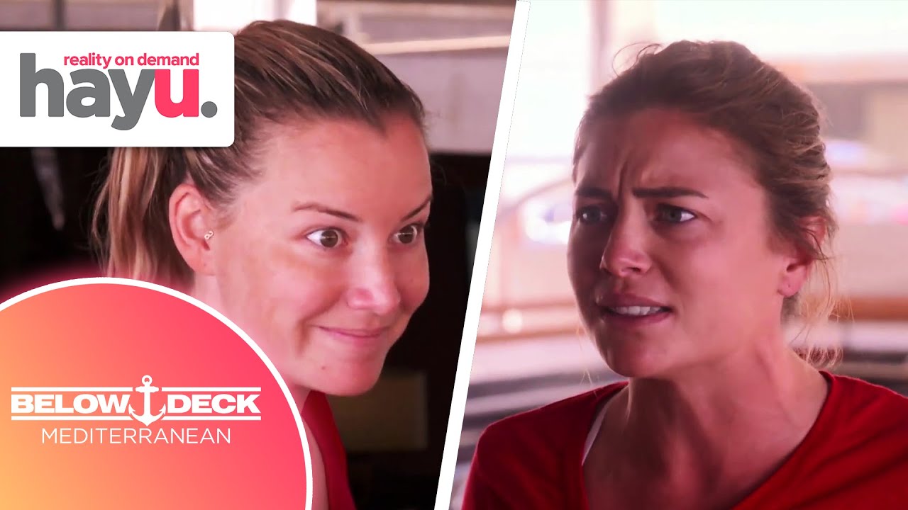 Hannah And Malia's Heated Argument Over Couple's Cabins | Season 5 | Below Deck Mediterranean