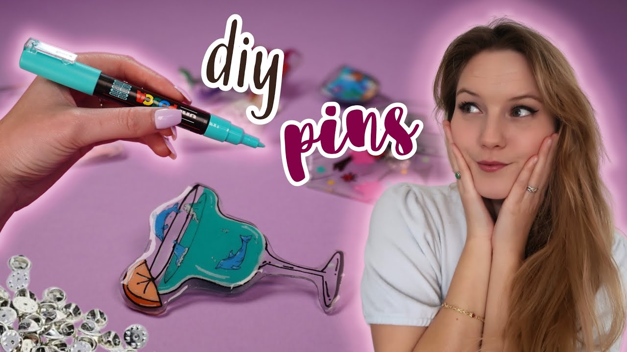 HEEL VEEL PINS MAKEN met krimpfolie - DIY