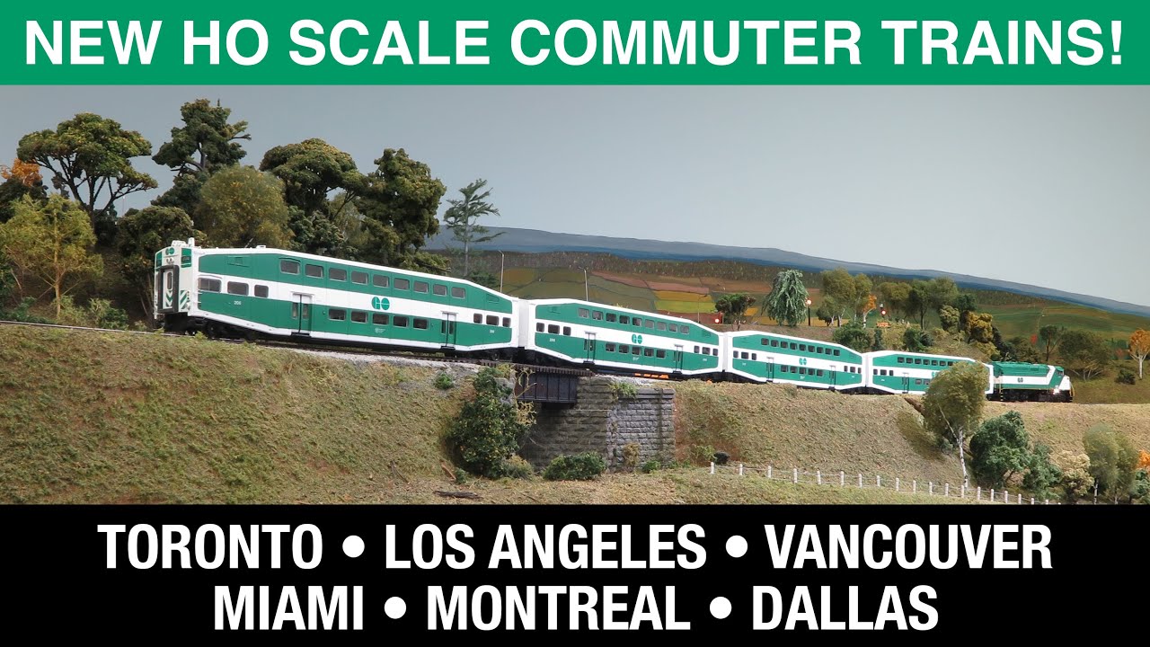 New Rapido HO Scale Commuter Cars!