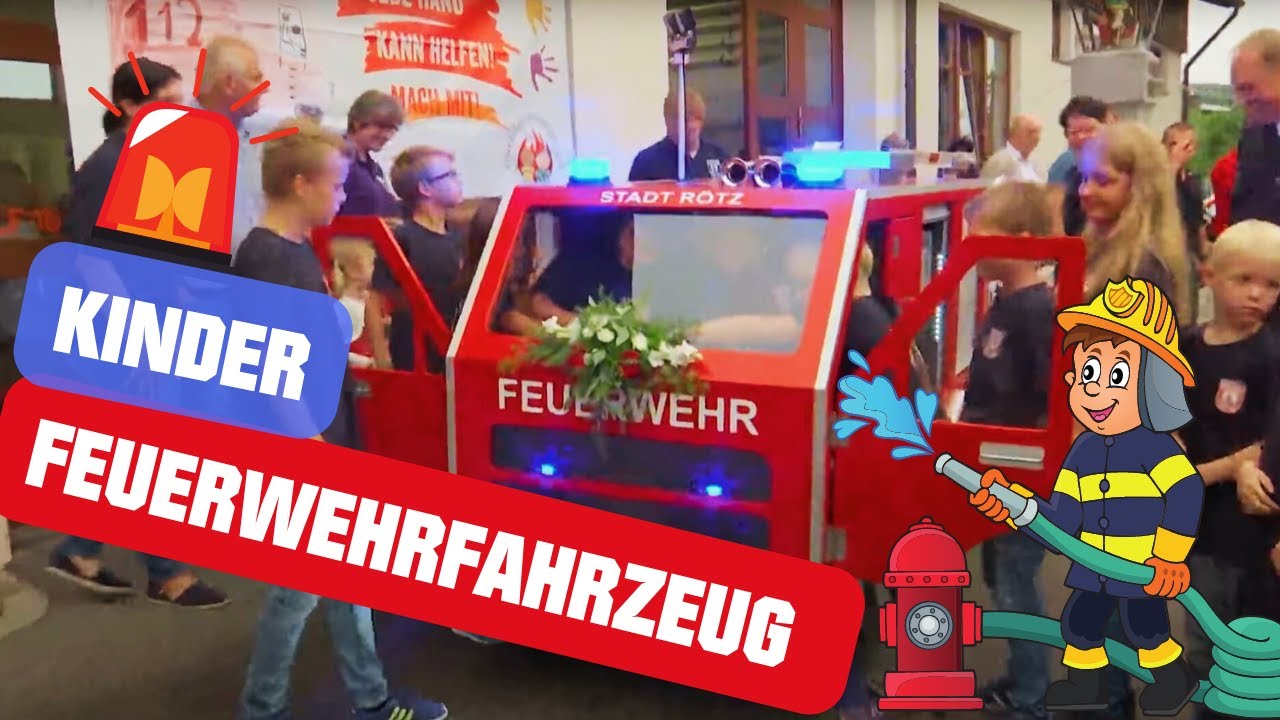 Neues Löschfahrzeug für die Kinderfeuerwehr Rötz