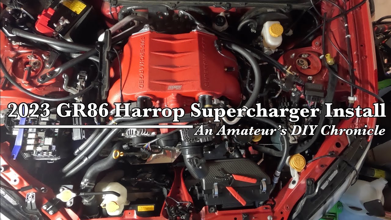 GR86 Harrop Install Part I: Prep and Manifold Removal