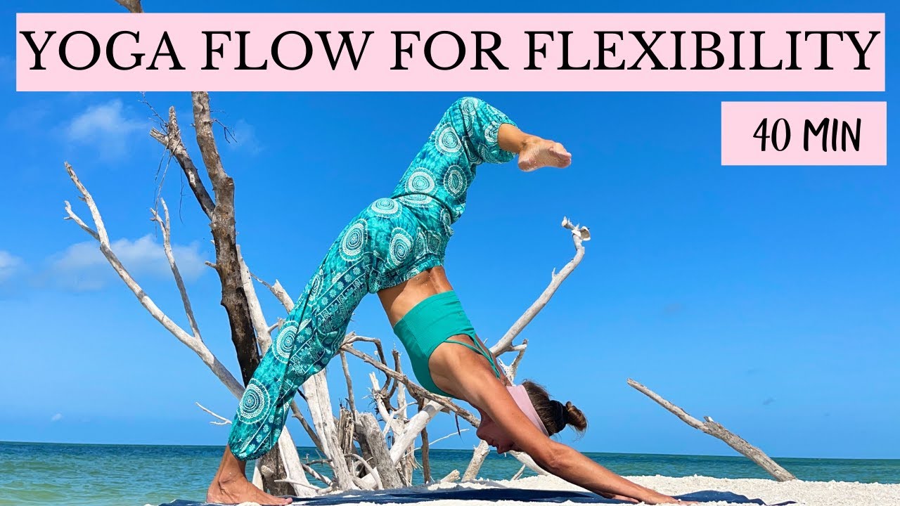 40 min Vinyasa Yoga Flow For Flexibility | Hamstrings, Inner thighs, Hips