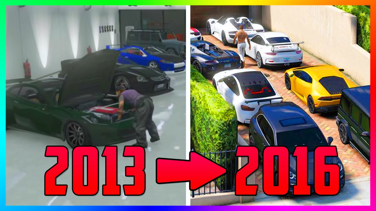 Comparing GTA Online In 2013 VS 2016 & How It's Changed Since The Original Gameplay Trailer! (GTA 5)