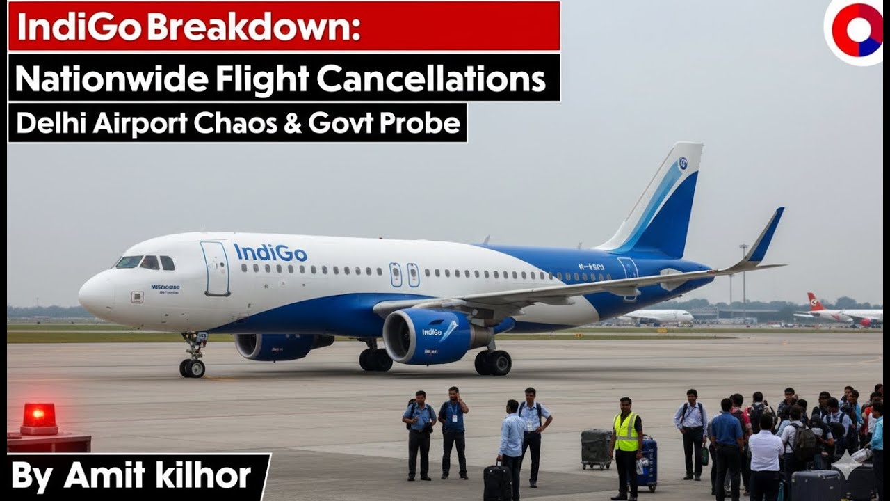 IndiGo Breakdown: Nationwide Flight Cancellations, Delhi Airport Chaos & Govt Probe | Amit Kilhor