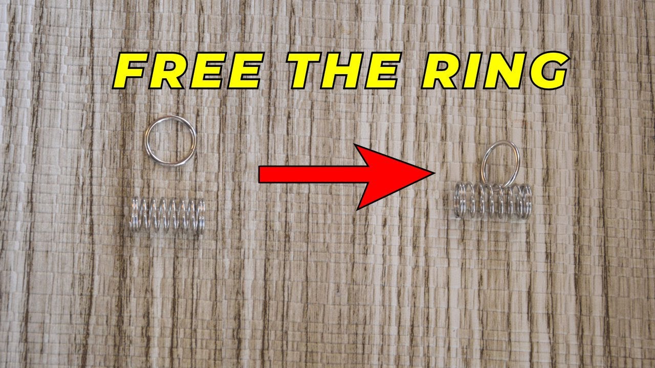 How to Solve the Spring Ring Puzzle 🙂#shorts
