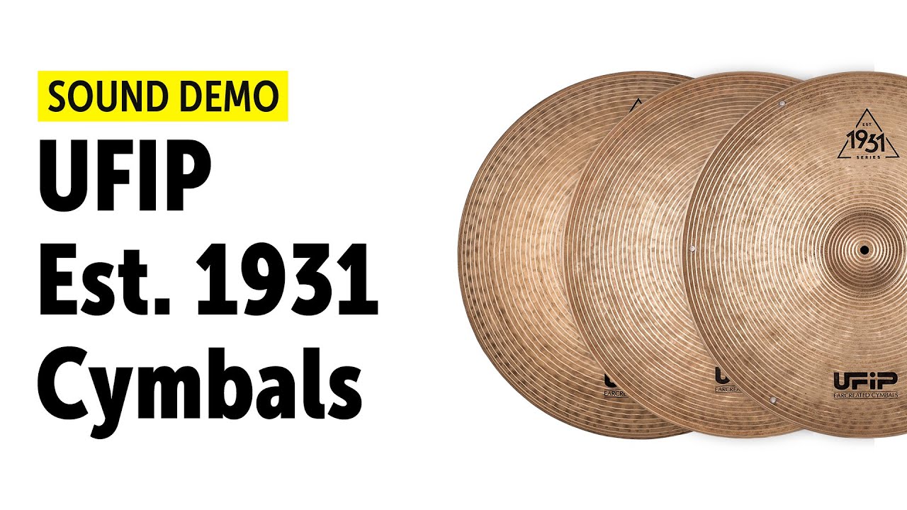 UFIP Est. 1931 Cymbals - Sound Demo