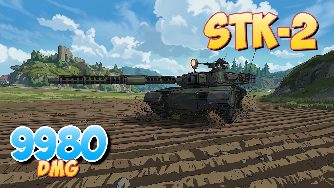 STK-2 - 6 Фрагов 9.9K Урона • World Of Tanks