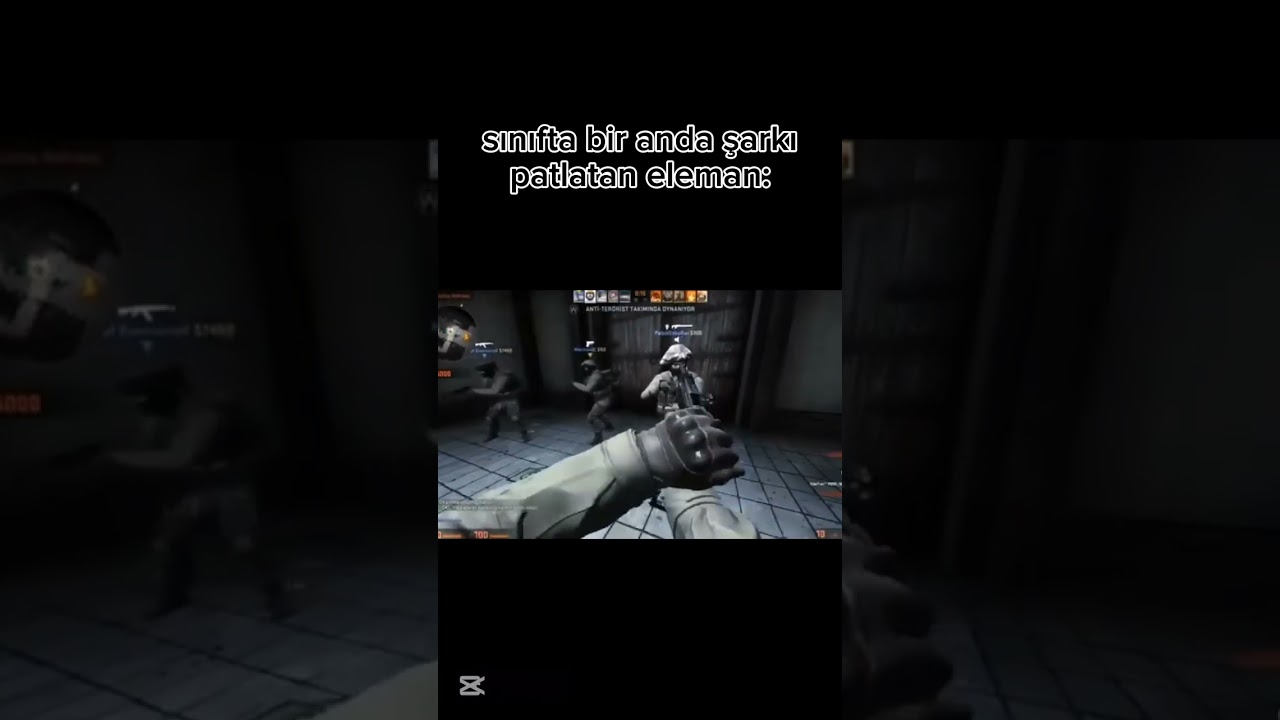 cs go oynayan laz k&uuml;f&uuml;rl&uuml; (sınıfta şarkı patlatan eleman) #csgo #counterstrike #shorts