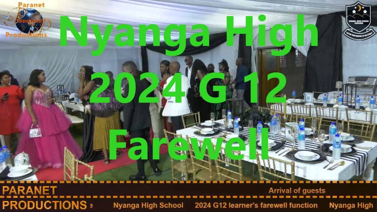 Nyanga high 2024 G12 farewell