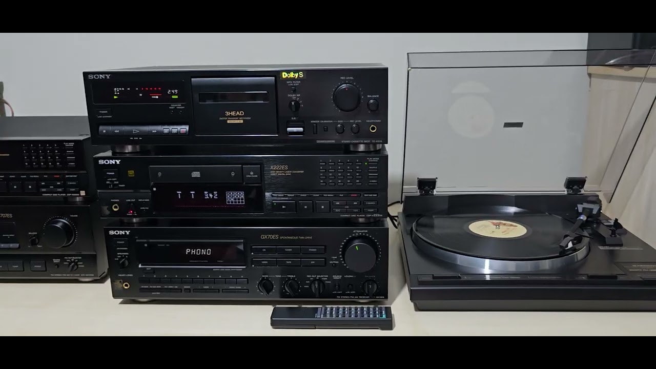 SONY GX70ES & X222ES & TC-K511S &PIONEER PL970